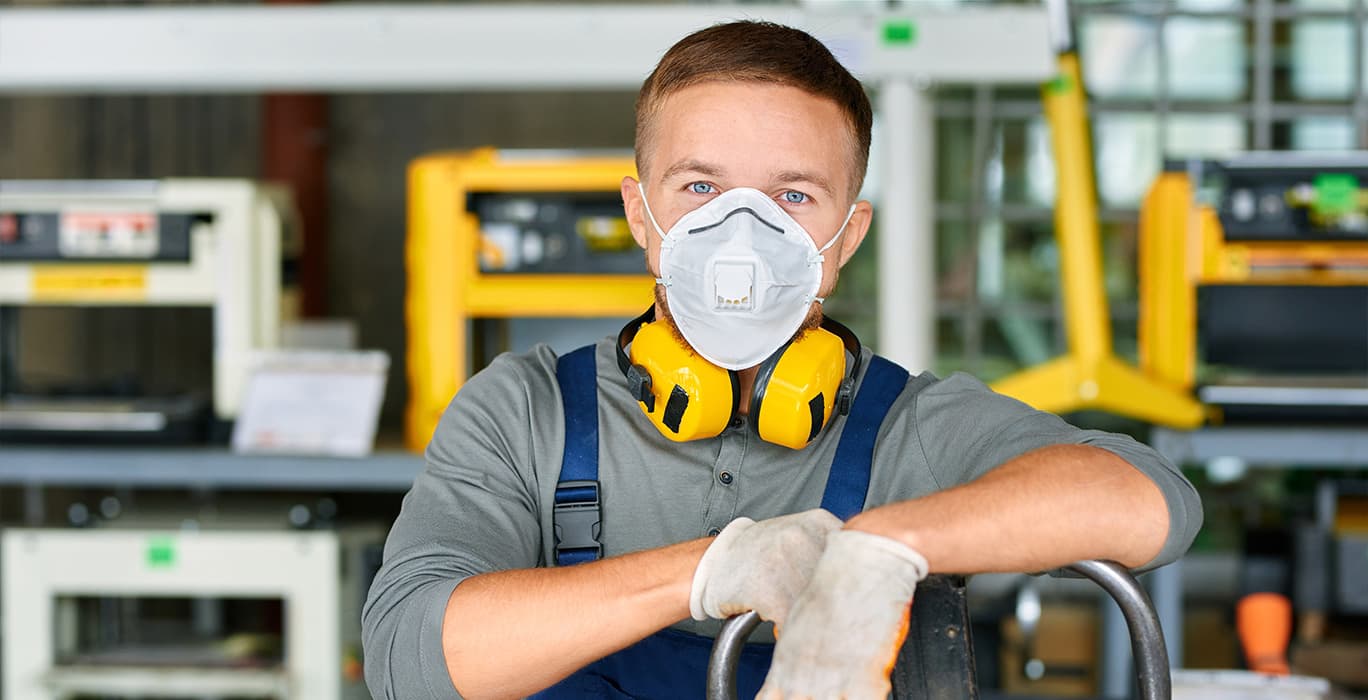 Atemschutzmaske für sicheren Schutz bei Staub, Dämpfen und Schadstoffen am Arbeitsplatz, PSA (persönliche Schutzausrüstung) – Schützen Sie sich mit der richtigen Ausrüstung im Arbeitsumfeld, Schutzmasken für den optimalen Schutz bei Arbeitseinsätzen in ge